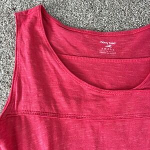 Horny Toad Womens Dress‎ Small Pink Sleeveless Casual Tencel Blend Knee Length
